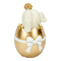 Bunny In Gold Egg - Set Of Three