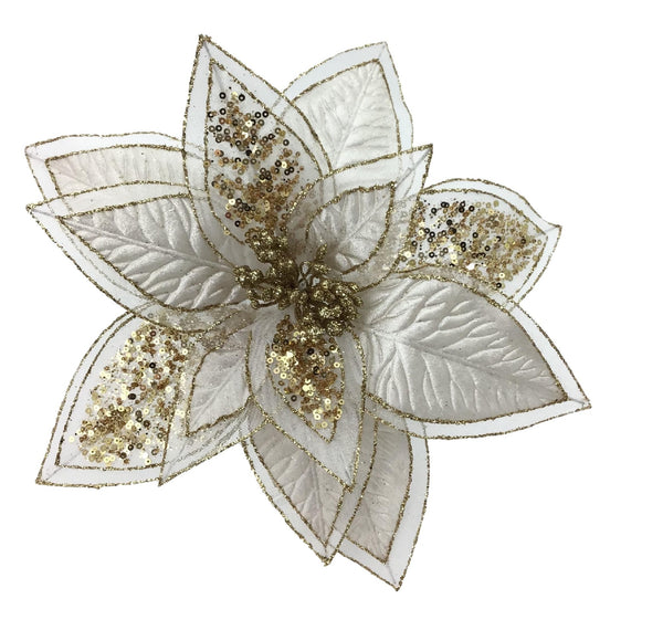 POINSETTIA IVORY/GOLD