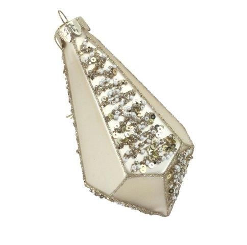 DECORATION GOLD ENCRUSTED OBLIQUE ORNAMENT