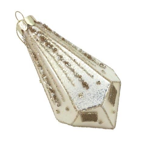 DECORATION GOLD DRIP OBLIQUE ORNAMENT