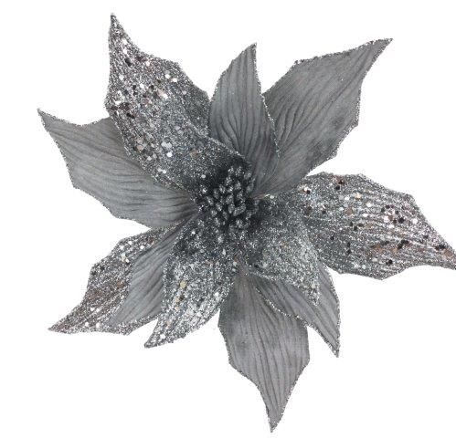 POINSETTIA SILVER 31CM