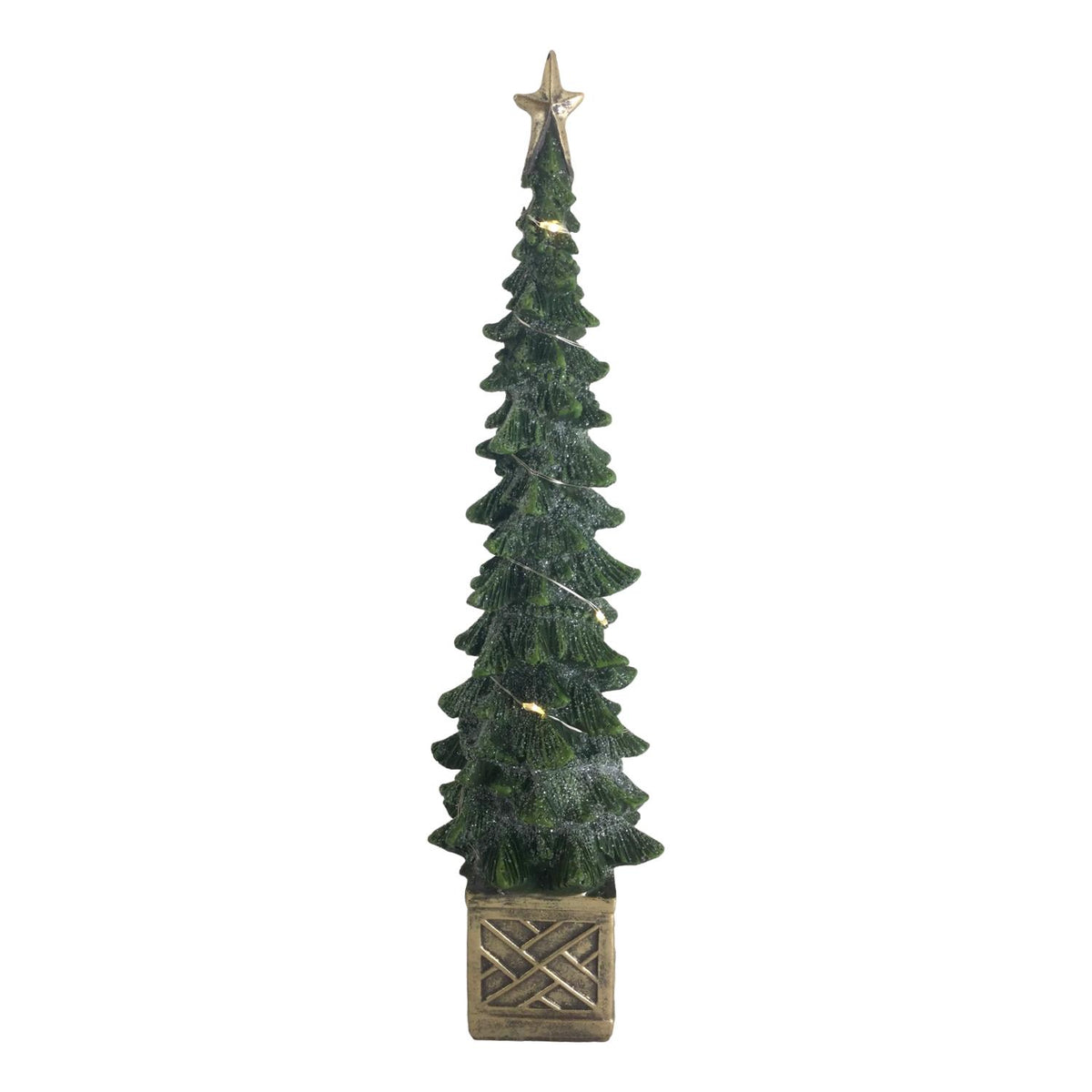 CHRISTMAS TREE SAGE 36CM LIGHT UP