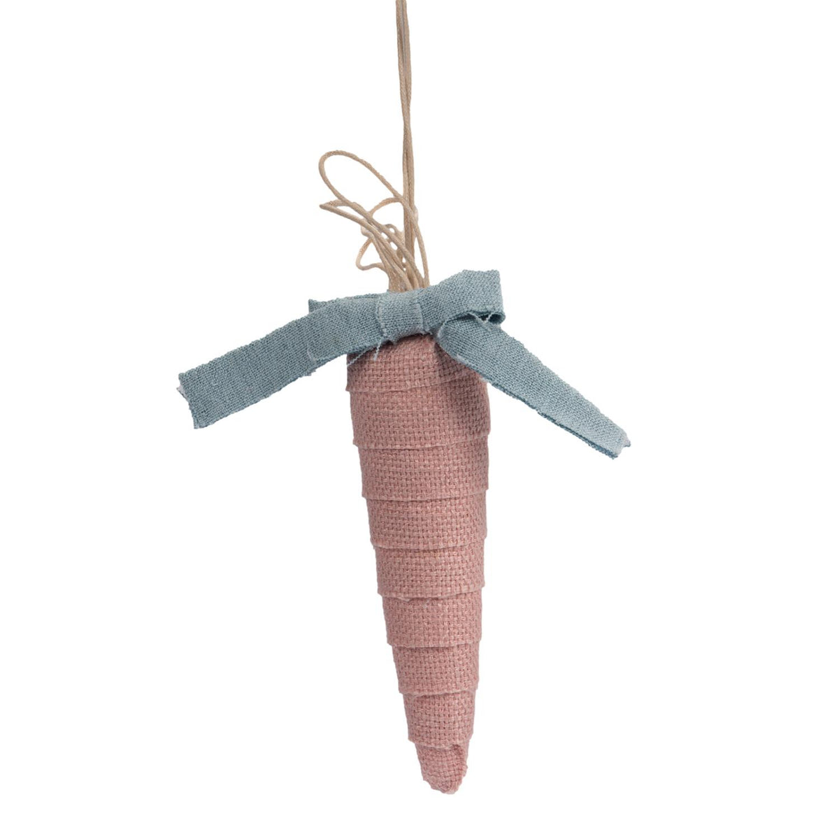 Carrot Pink With Blue Ribbon