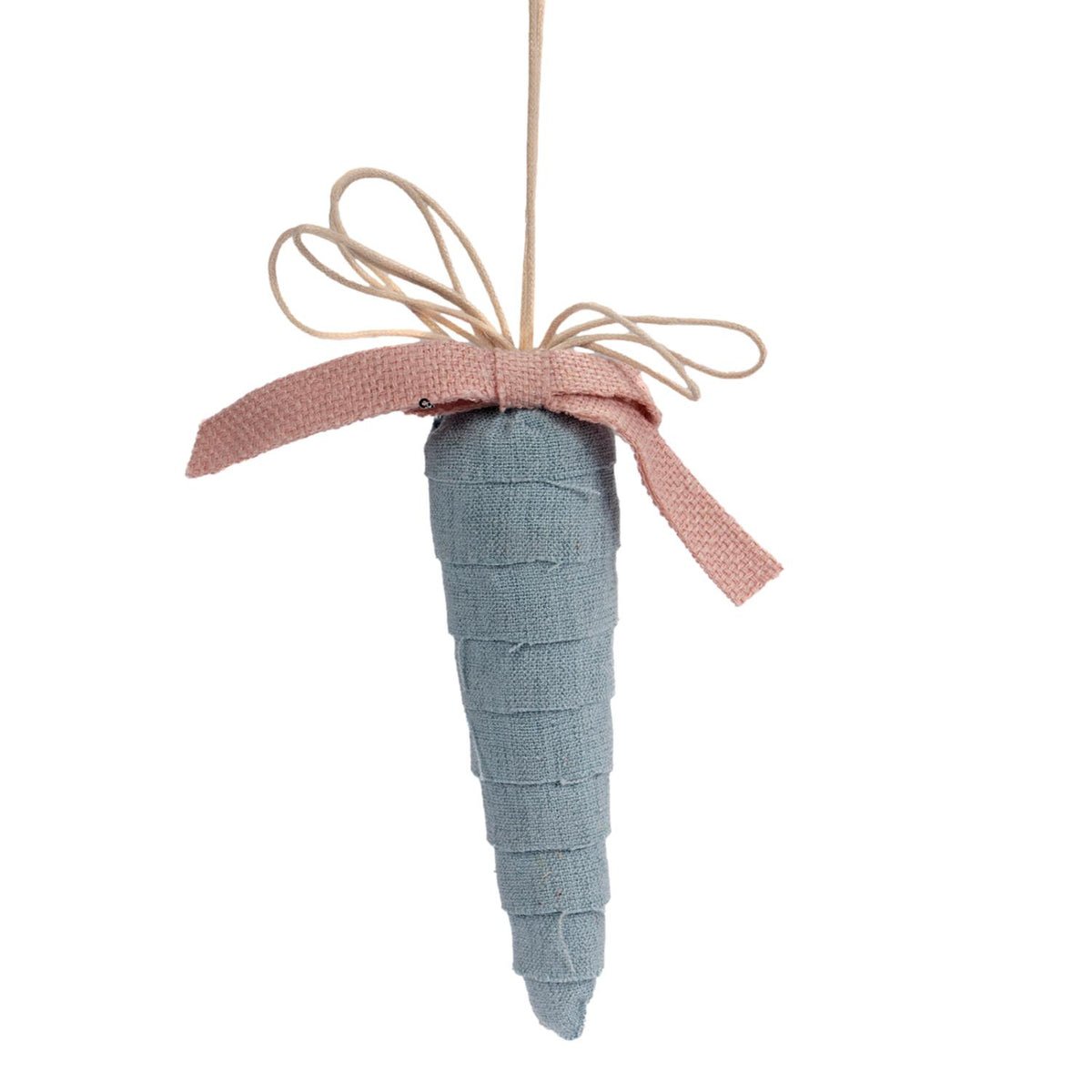 Carrot Blue With Pink Ribbon