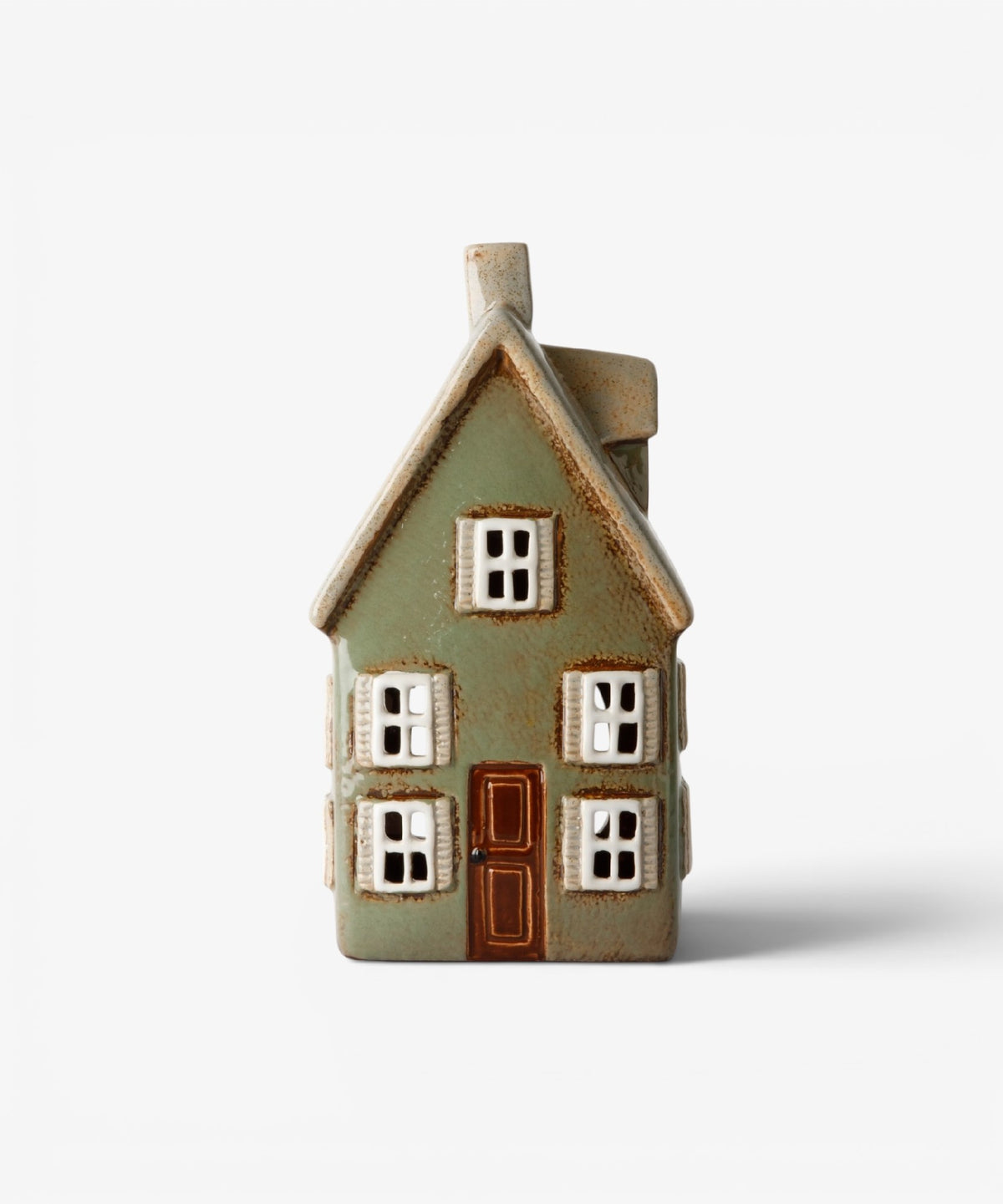Tealight House - Devon Cottage Tall Sage